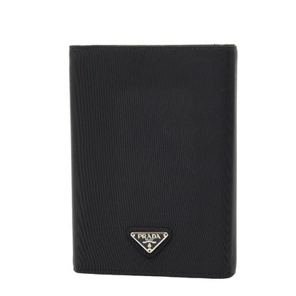 Prada Triangle Logo Plate Black Nylon Women's Prada