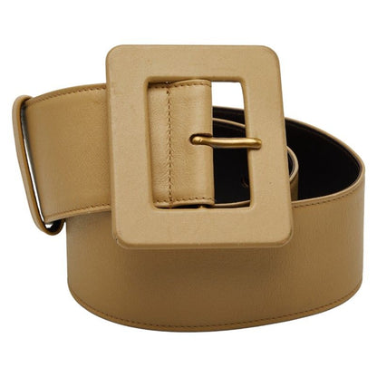 Saint Laurent Belt Size: 80 32 Beige Leather Women's Saint Laurent