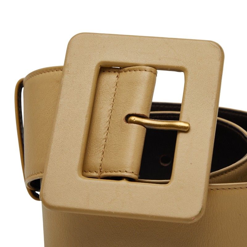 Saint Laurent Belt Size: 80 32 Beige Leather Women's Saint Laurent