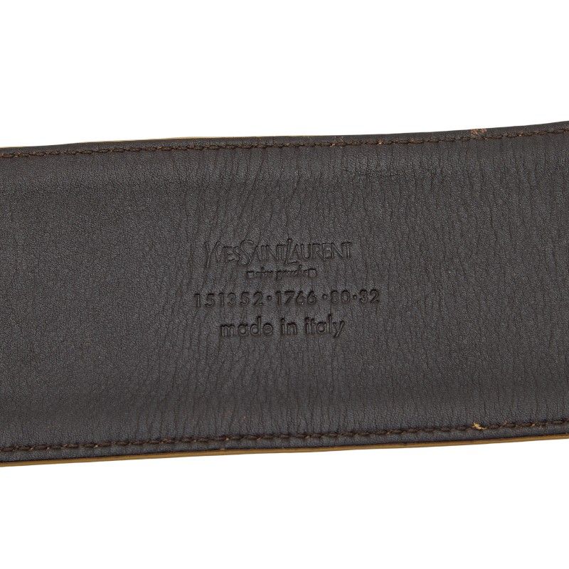 Saint Laurent Belt Size: 80 32 Beige Leather Women's Saint Laurent