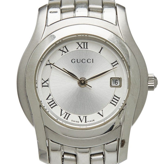 Gucci 5500l Silver Stainless Steel Ladies Gucci