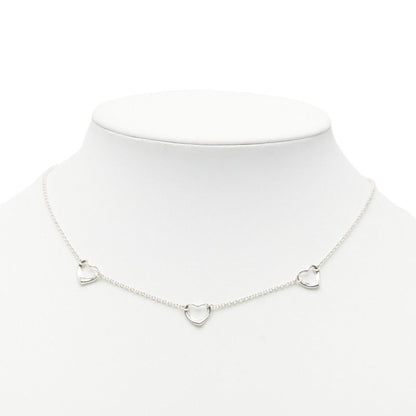 Tiffany & Co Open Heart 3 Motifs Sv925 Silver Ladies Tiffany & Co