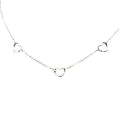 Tiffany & Co Open Heart 3 Motifs Sv925 Silver Ladies Tiffany & Co