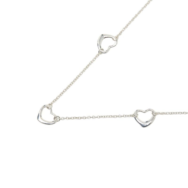 Tiffany & Co Open Heart 3 Motifs Sv925 Silver Ladies Tiffany & Co