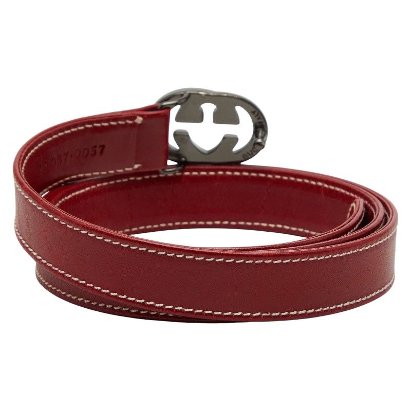 Gucci Belt Size: 70 28 Red Leather Women's Gucci