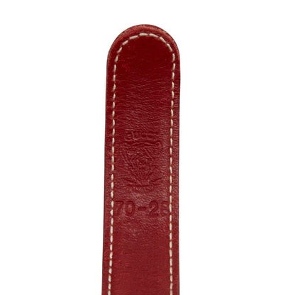 Gucci Belt Size: 70 28 Red Leather Women's Gucci