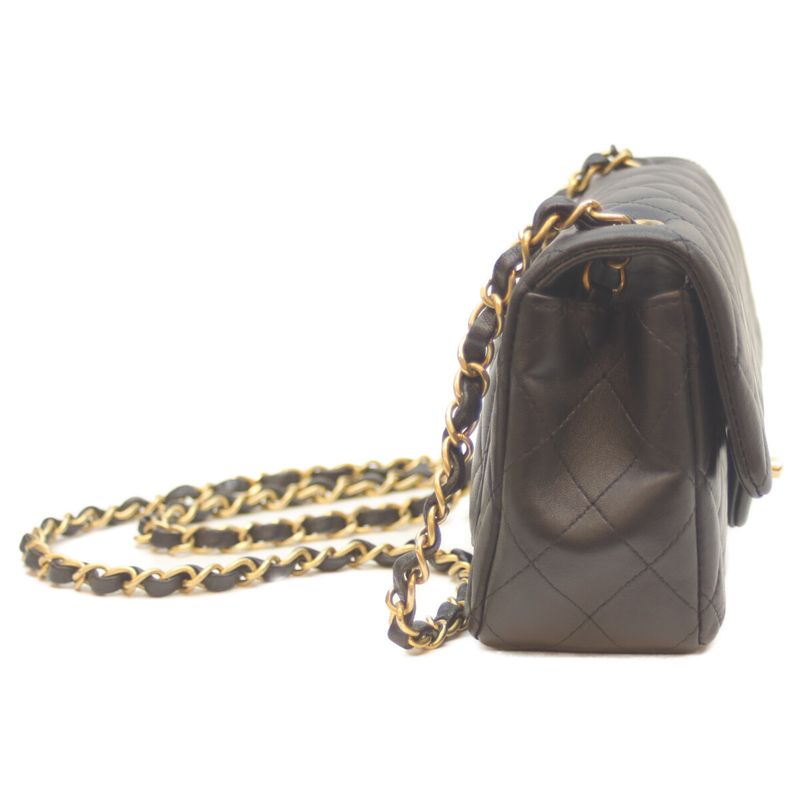 Chanel 27 No A69900 Black Ghardware Lamb Mini Matrasse 20 Chain Shoulder