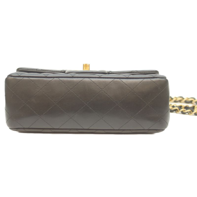 Chanel 27 No A69900 Black Ghardware Lamb Mini Matrasse 20 Chain Shoulder