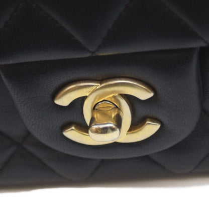 Chanel 27 No A69900 Black Ghardware Lamb Mini Matrasse 20 Chain Shoulder
