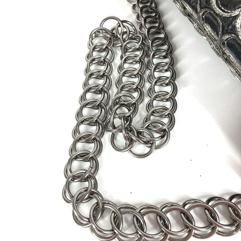 Chanel Shoulder Bag CC Coco Logo Coated Canvas Black