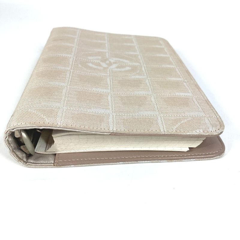 Chanel Notebook Cabas - Logo Nylon Canvas Beige