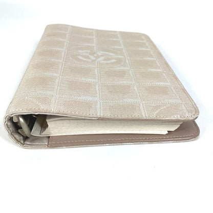 Chanel Notebook Cabas - Logo Nylon Canvas Beige