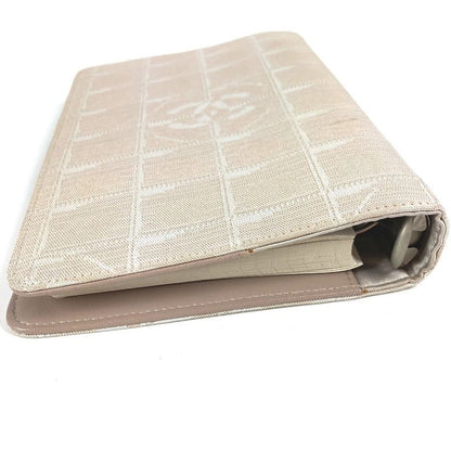 Chanel Notebook Cabas - Logo Nylon Canvas Beige