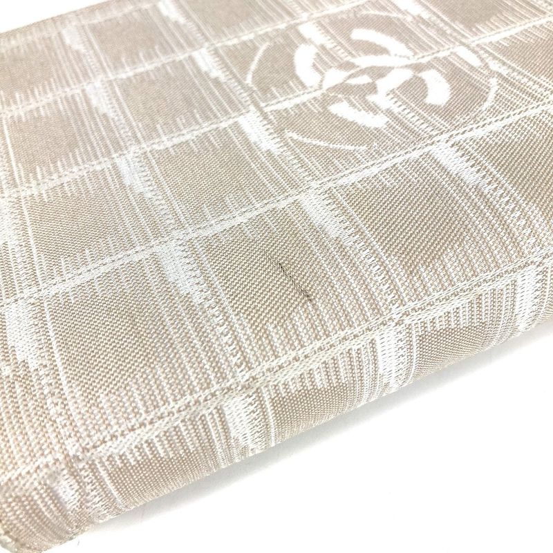 Chanel Notebook Cabas - Logo Nylon Canvas Beige