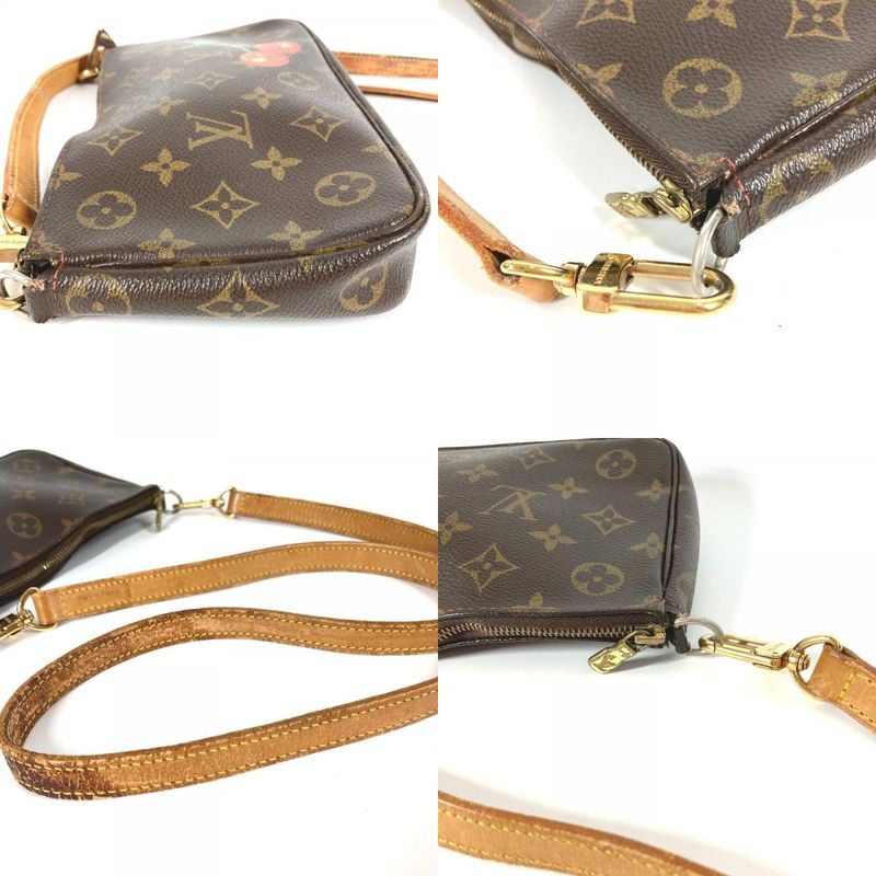 Louis Vuitton Shoulder Bag Pochette Accessoire M95008 Monogram Canvas Red