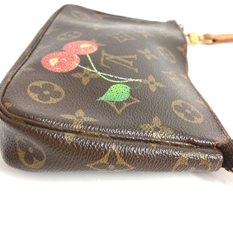 Louis Vuitton Shoulder Bag Pochette Accessoire M95008 Monogram Canvas Red