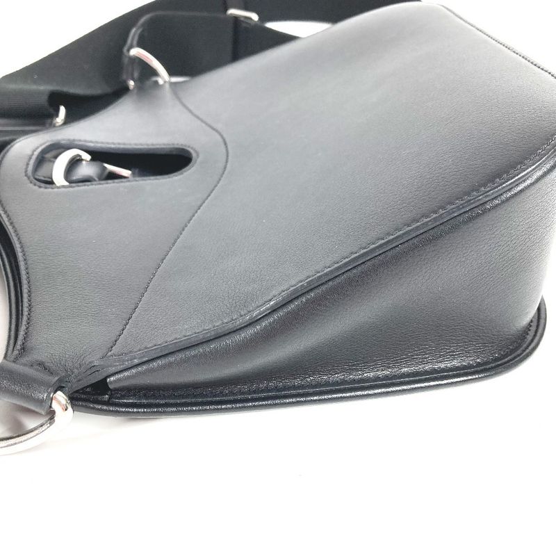 Hermes Shoulder Bag Messenger Atrage Black