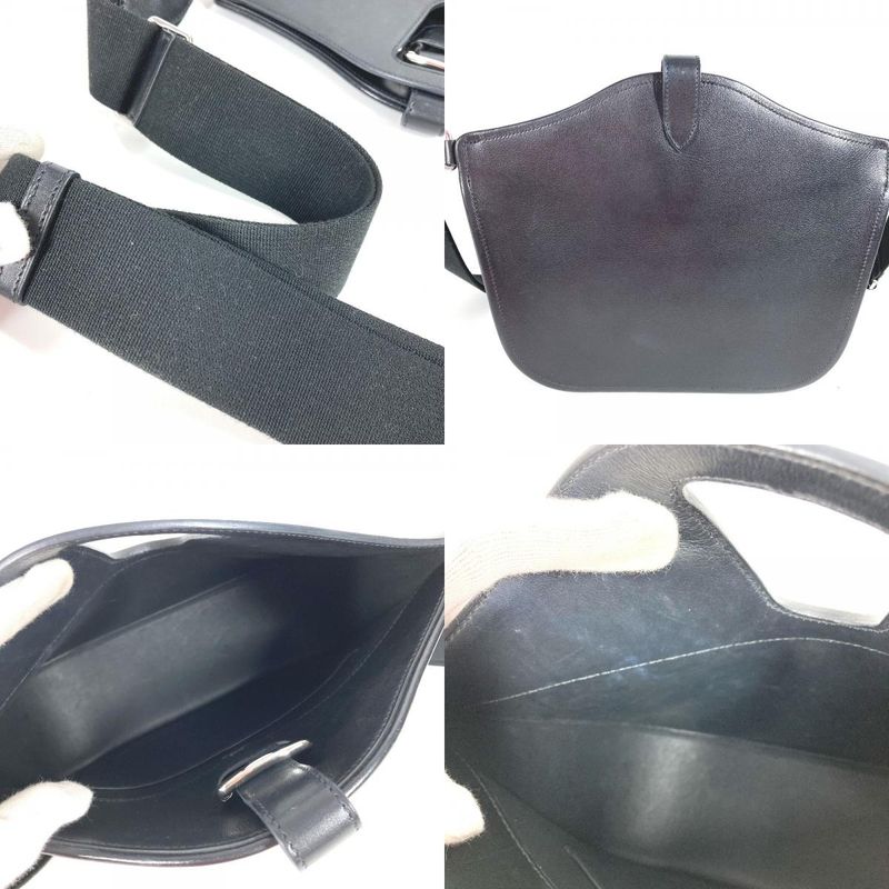 Hermes Shoulder Bag Messenger Atrage Black