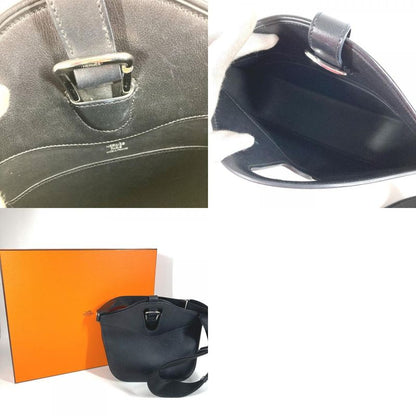 Hermes Shoulder Bag Messenger Atrage Black