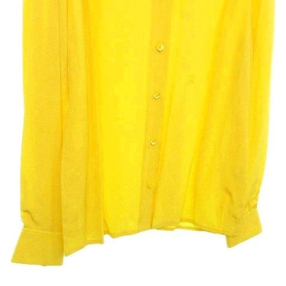 Celine Old Celine Gilou Macadam Embroidered Silk Shirt Long Sleeves Made in