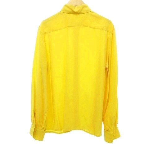 Celine Old Celine Gilou Macadam Embroidered Silk Shirt Long Sleeves Made in