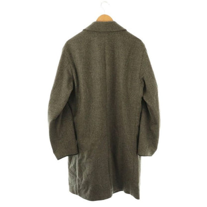 Prada Coat Stencil Collar Outerwear Long Wool Alpaca Blend 50 Grey Nr - Gy20