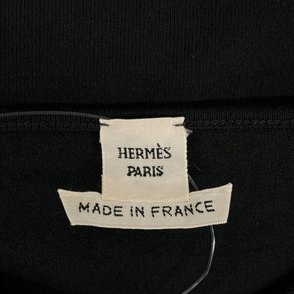 Hermes Seventh Sleeve Cut and Sewn Size 34 S Women's - Black Crew Neck