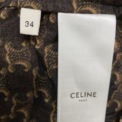 Celine Blouson Size 34 S Women's Triomphe Monogram Windbreaker 2w388344n Dark