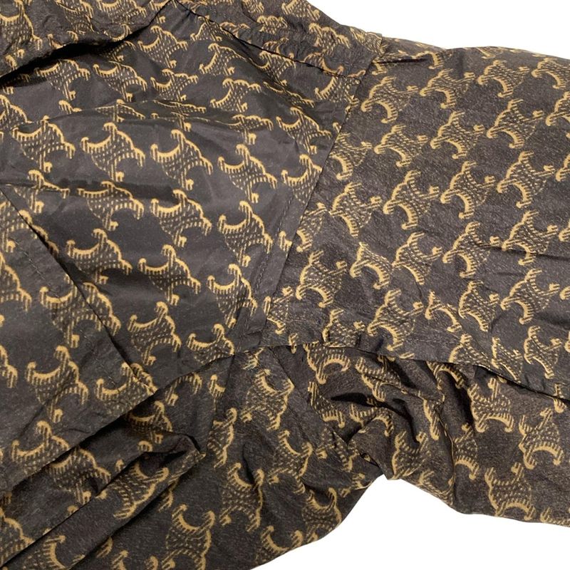 Celine Blouson Size 34 S Women's Triomphe Monogram Windbreaker 2w388344n Dark