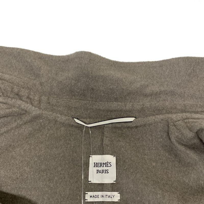 Hermes Jacket Size 34 S Women - 2h0202db Grey Beige Long Sleeves Stitching Fall
