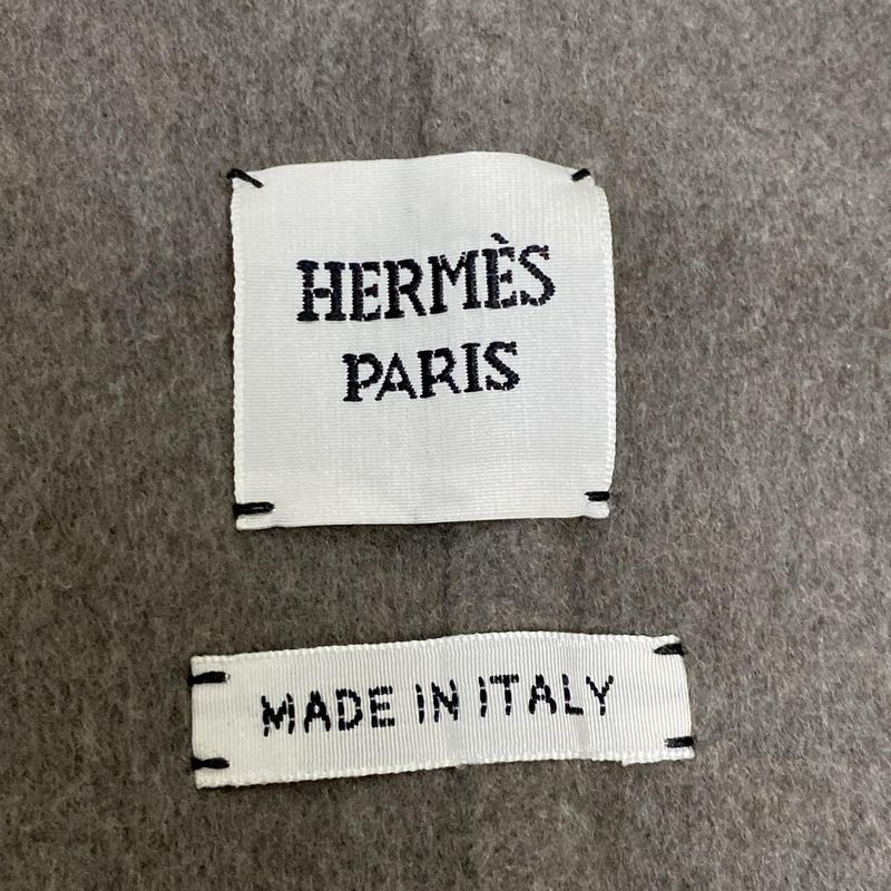 Hermes Jacket Size 34 S Women - 2h0202db Grey Beige Long Sleeves Stitching Fall