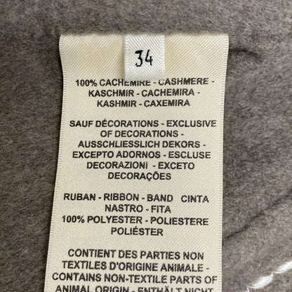 Hermes Jacket Size 34 S Women - 2h0202db Grey Beige Long Sleeves Stitching Fall