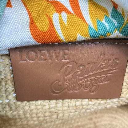 Loewe Shoulder Bag Anagram Pochette Basket Bag Natural (Beige) X Tan (Brown) X