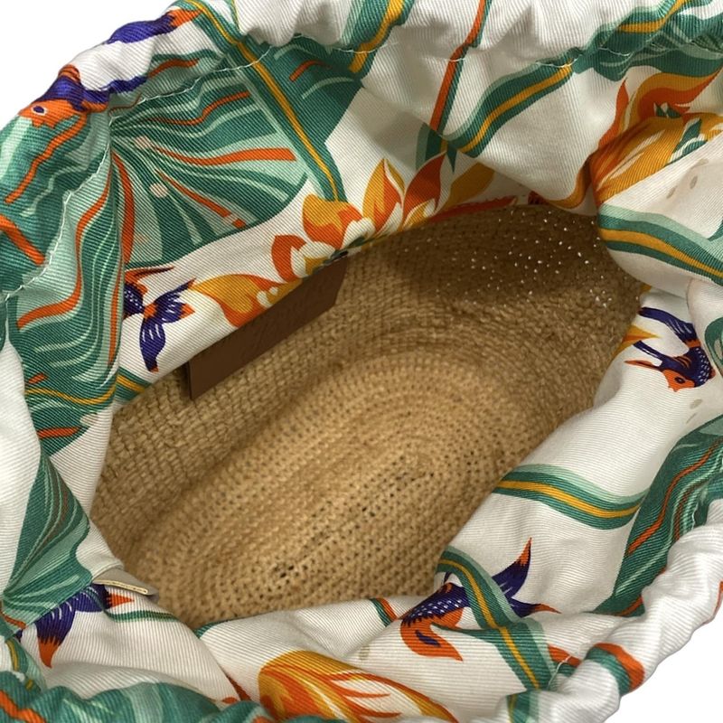 Loewe Shoulder Bag Anagram Pochette Basket Bag Natural (Beige) X Tan (Brown) X