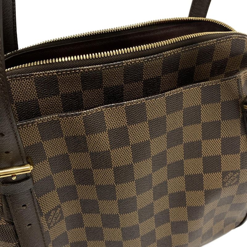 Louis Vuitton Shoulder Bag Damier Belem MM N51174 Ebène