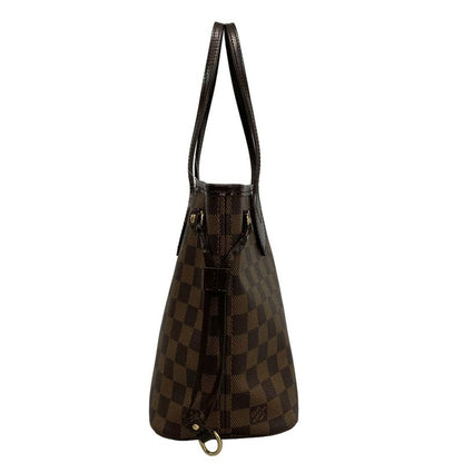 Louis Vuitton Damier Neverfull PM N51109 Ebène Tote Bag