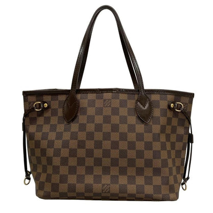 Louis Vuitton Damier Neverfull PM N51109 Ebène Tote Bag