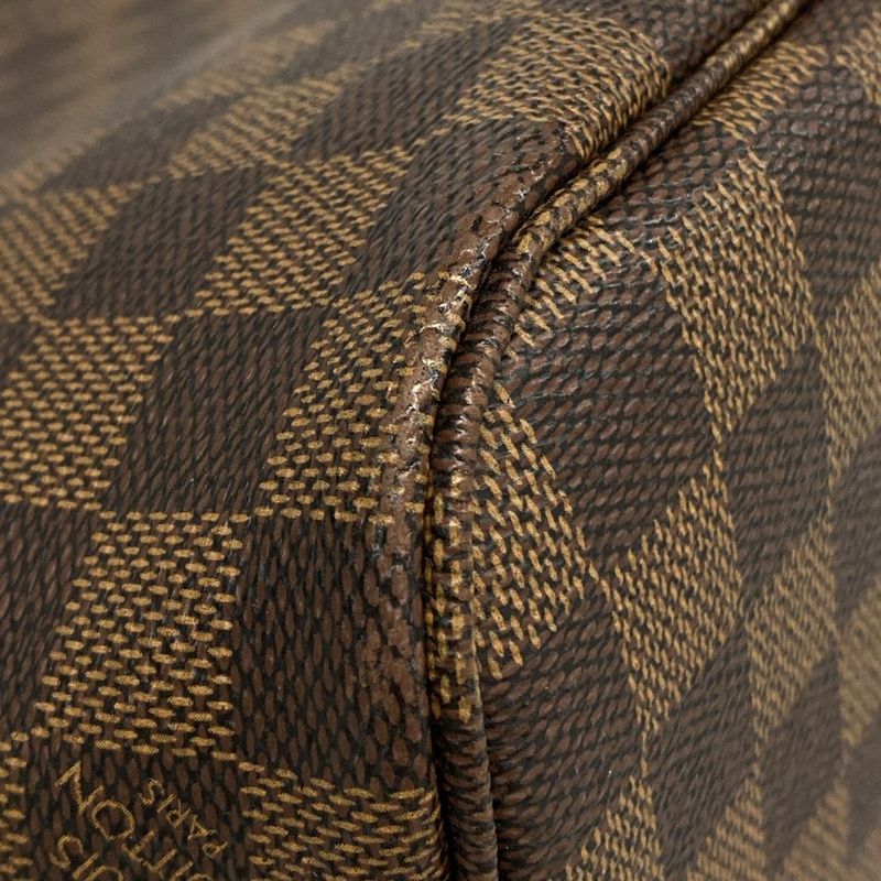 Louis Vuitton Damier Neverfull PM N51109 Ebène Tote Bag