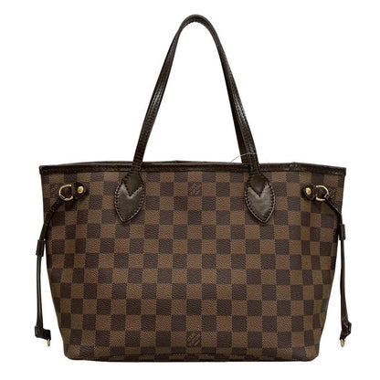 Louis Vuitton Damier Neverfull PM N51109 Ebène Tote Bag