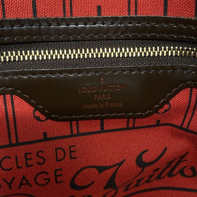 Louis Vuitton Damier Neverfull PM N51109 Ebène Tote Bag