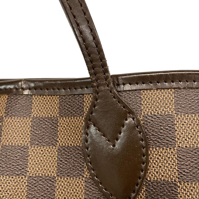 Louis Vuitton Damier Neverfull PM N51109 Ebène Tote Bag