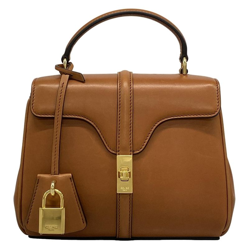 Celine Handbag 16 Caisse Mini Brown