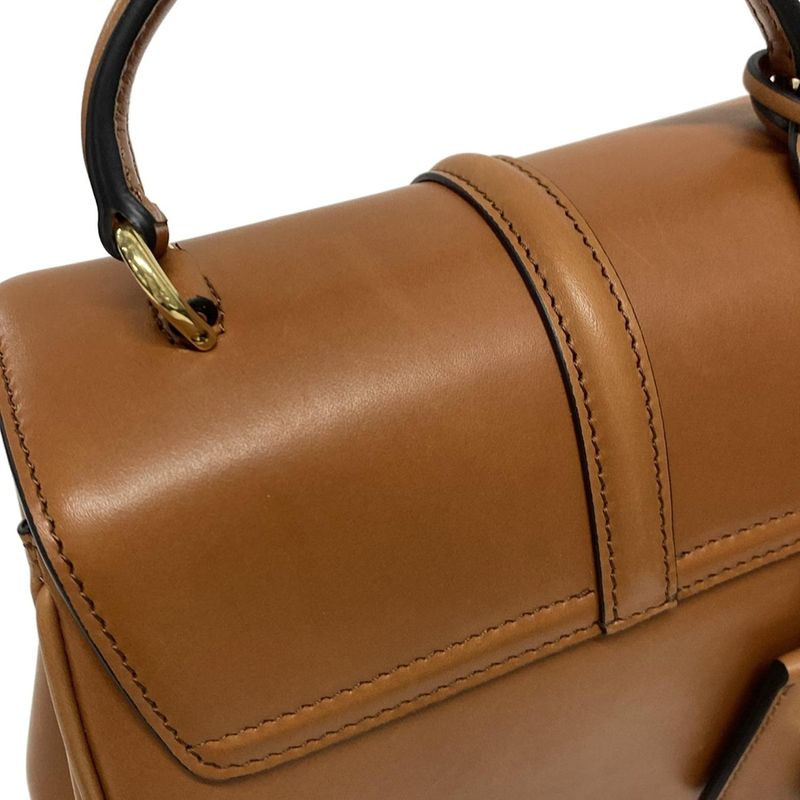 Celine Handbag 16 Caisse Mini Brown