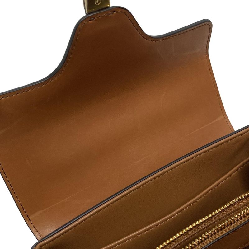 Celine Handbag 16 Caisse Mini Brown