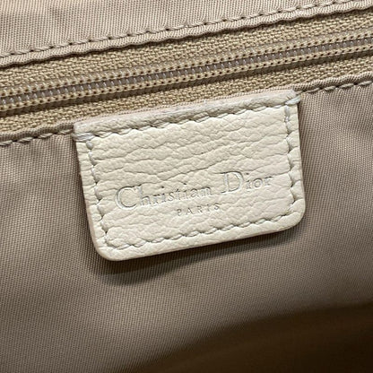 Dior Christian Dior Shoulder Bag Flower Ivory X Brown X Multi Leather