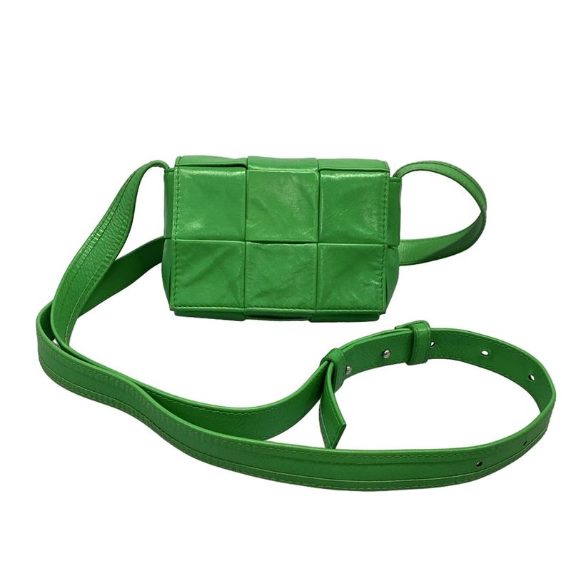 Bottega Veneta Shoulder Bag Candy Cassette Paraquito (Green) Mini Bag Leather