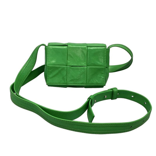 Bottega Veneta Shoulder Bag Candy Cassette Paraquito (Green) Mini Bag Leather