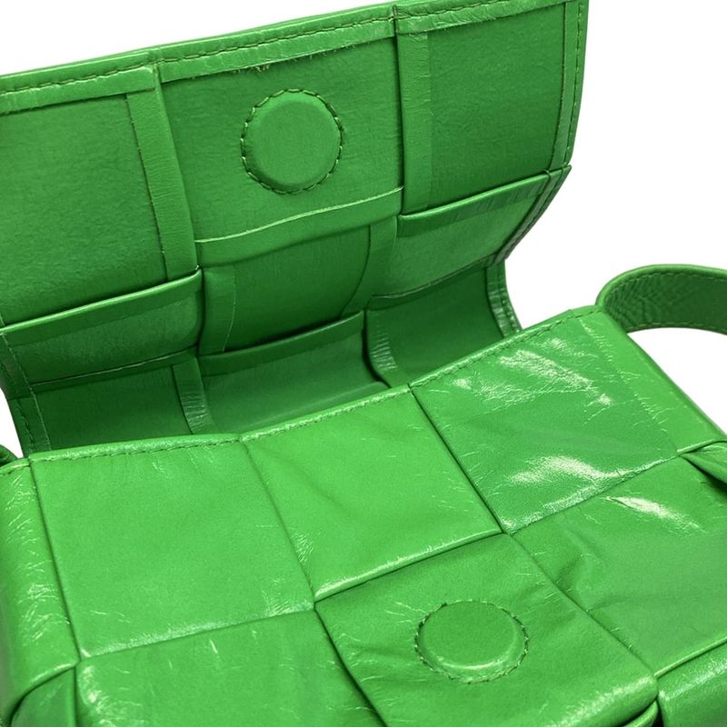 Bottega Veneta Shoulder Bag Candy Cassette Paraquito (Green) Mini Bag Leather