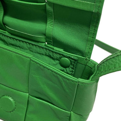 Bottega Veneta Shoulder Bag Candy Cassette Paraquito (Green) Mini Bag Leather