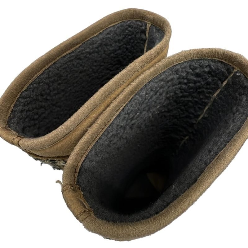 Chanel Long Boots 36 C Women's Beige and Black Outsole Reupholstered Coco Mark